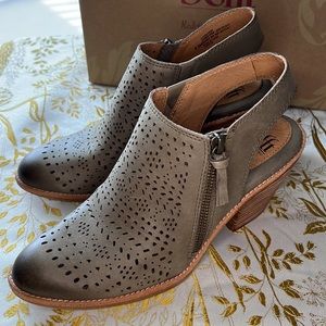 NIB Women’s Sofft Tensley Pale Olive 8.5 M Shoes Heels